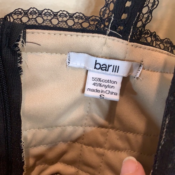 BAR III black lace dress - Picture 3 of 7